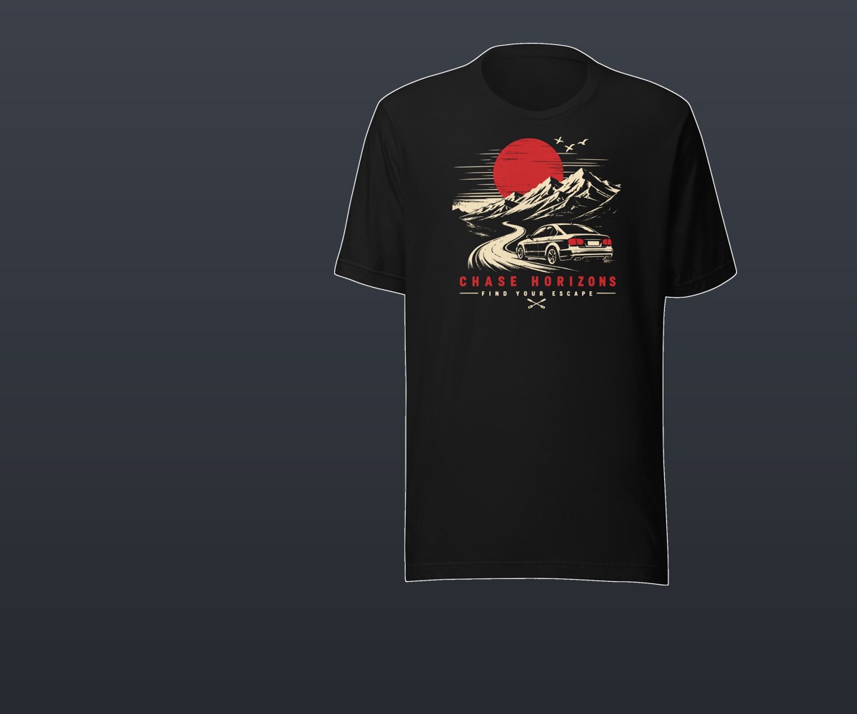 Car culture and motorsport t-shirt collection