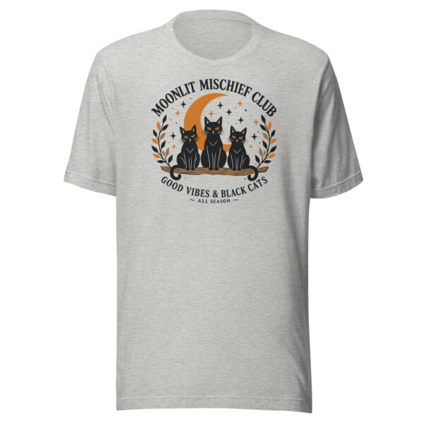 Halloween Cats Tee – Athletic Heather T-shirt