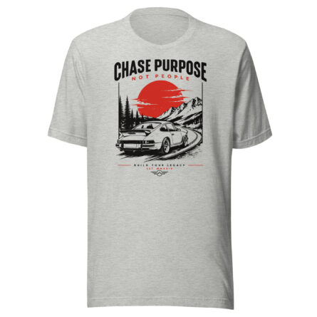 Chase Purpose Sunset Coupe Tee – Athletic Heather T-shirt