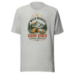 Wild Nights Good Vibes Tent Tee – Athletic Heather T-shirt