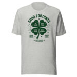 Good Fortunes Clover Tee – Athletic Heather T-shirt