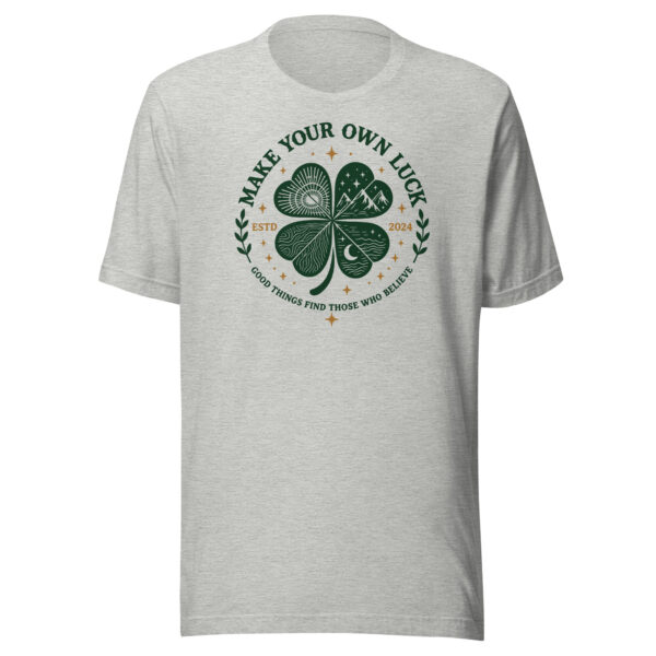 Make Your Own Luck Tee – Athletic Heather T-shirt