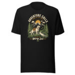 Adventure Calls Trail Dog Tee – Black T-shirt