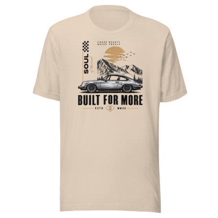 Soul of the Road Built for More Tee – Soft Cream T-shirt