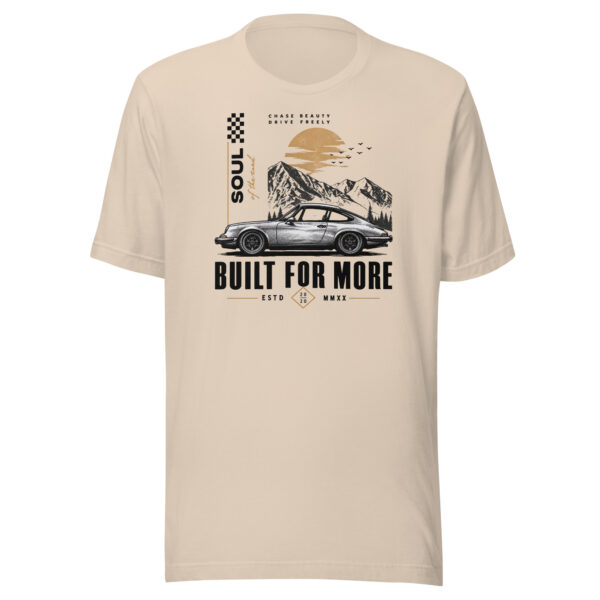 Soul of the Road Built for More Tee – Soft Cream T-shirt