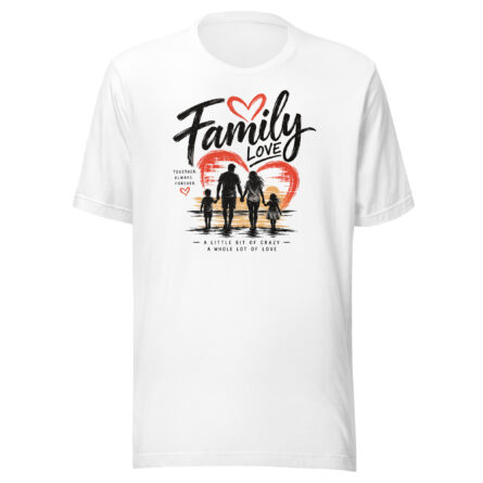 Family Love Tee – White T-shirt